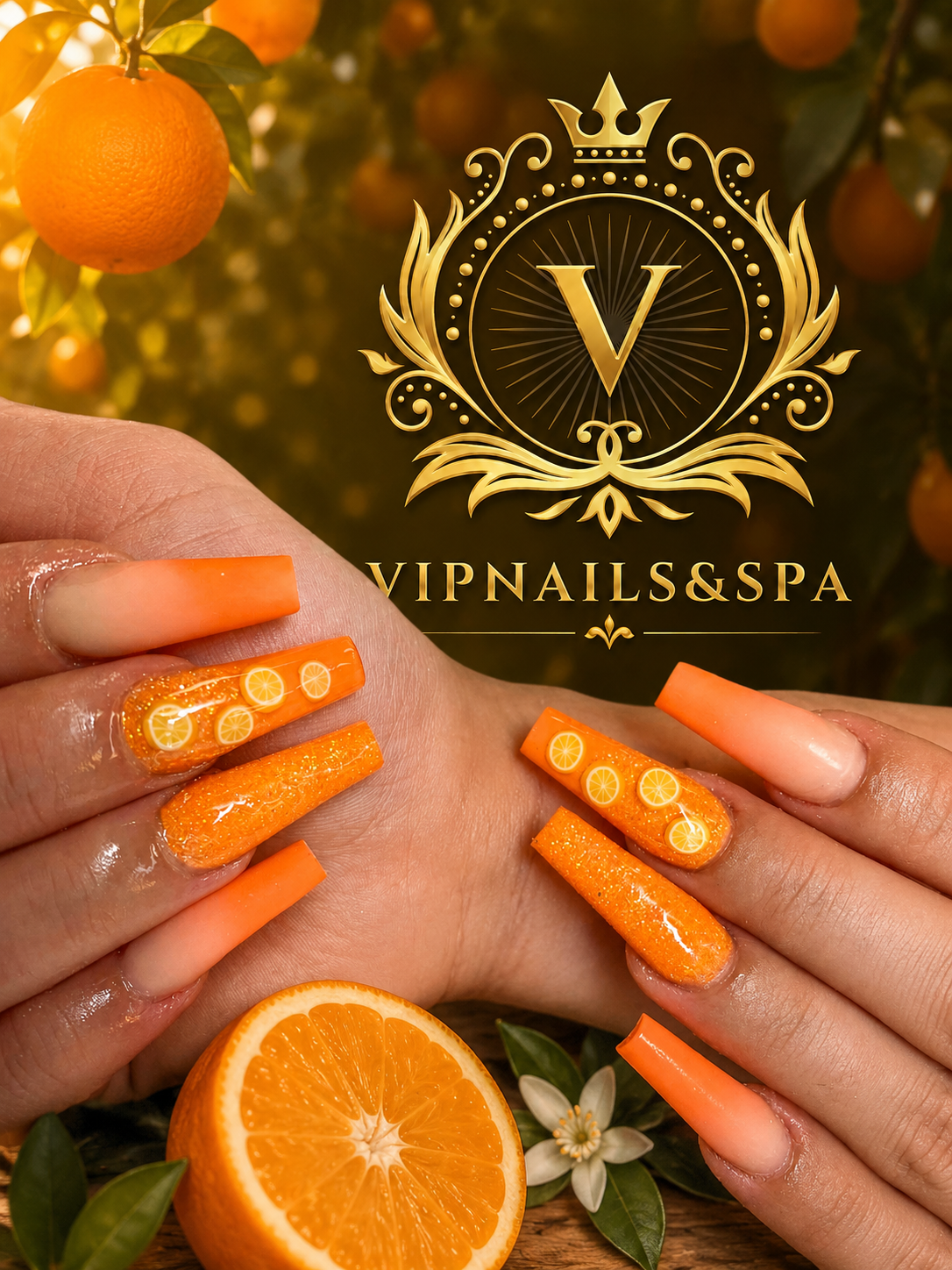 Vip Nails Spa logo